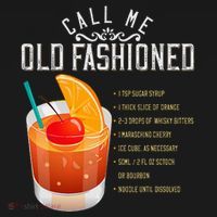 Call Me Old Fashioned Whiskey Cocktail Drinking Pajama Set thumb 2