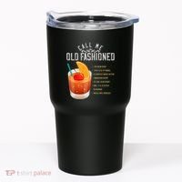 Call Me Old Fashioned Whiskey Cocktail Drinking Tumbler thumb 0