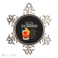 Call Me Old Fashioned Whiskey Cocktail Drinking Ornament thumb 0