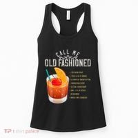 Call Me Old Fashioned Whiskey Cocktail Drinking Women's Tank Top thumb 0