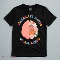 Celebrate Minds Of All Kinds Floral Brain T-Shirt thumb 5