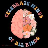 Celebrate Minds Of All Kinds Floral Brain Coffee Mug thumb 5