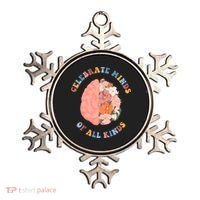 Celebrate Minds Of All Kinds Floral Brain Ornament thumb 0