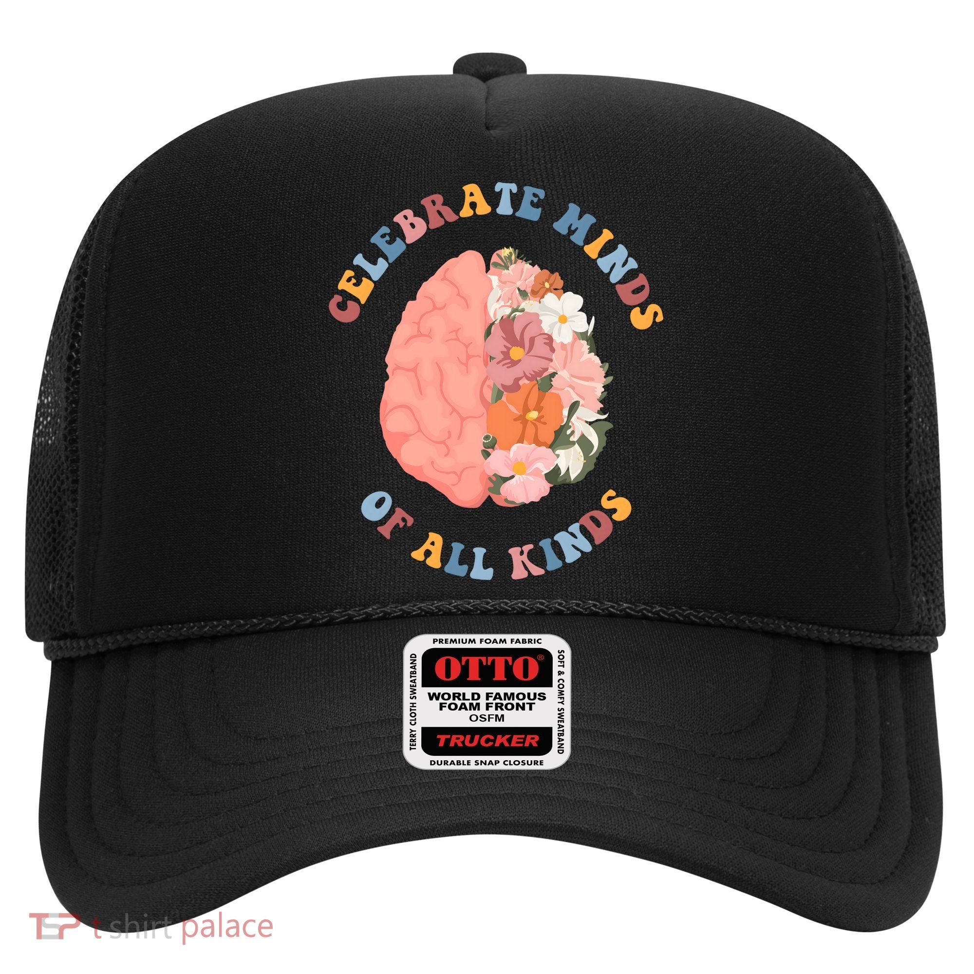 Celebrate Minds Of All Kinds Floral Brain Hat