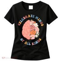 Celebrate Minds Of All Kinds Floral Brain Women's T-Shirt thumb 0