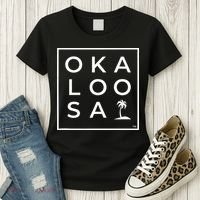 Cool Modern Okaloosa Island In Fort Walton Beach Women's T-Shirt thumb 3