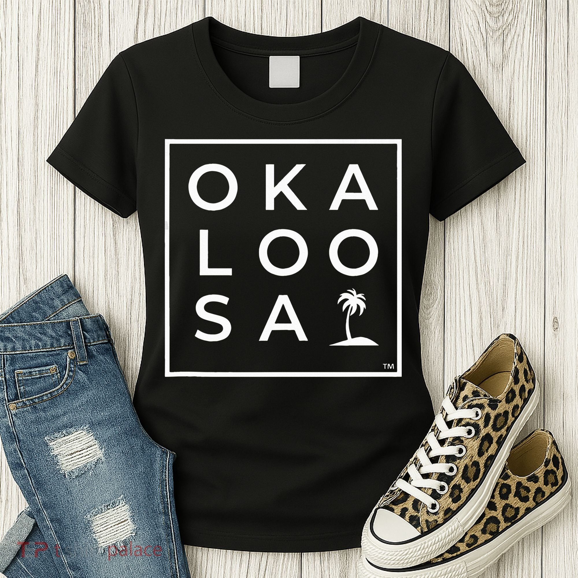 Cool Modern Okaloosa Island In Fort Walton Beach Women's T-Shirt