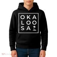 Cool Modern Okaloosa Island In Fort Walton Beach Kids Hoodie thumb 4