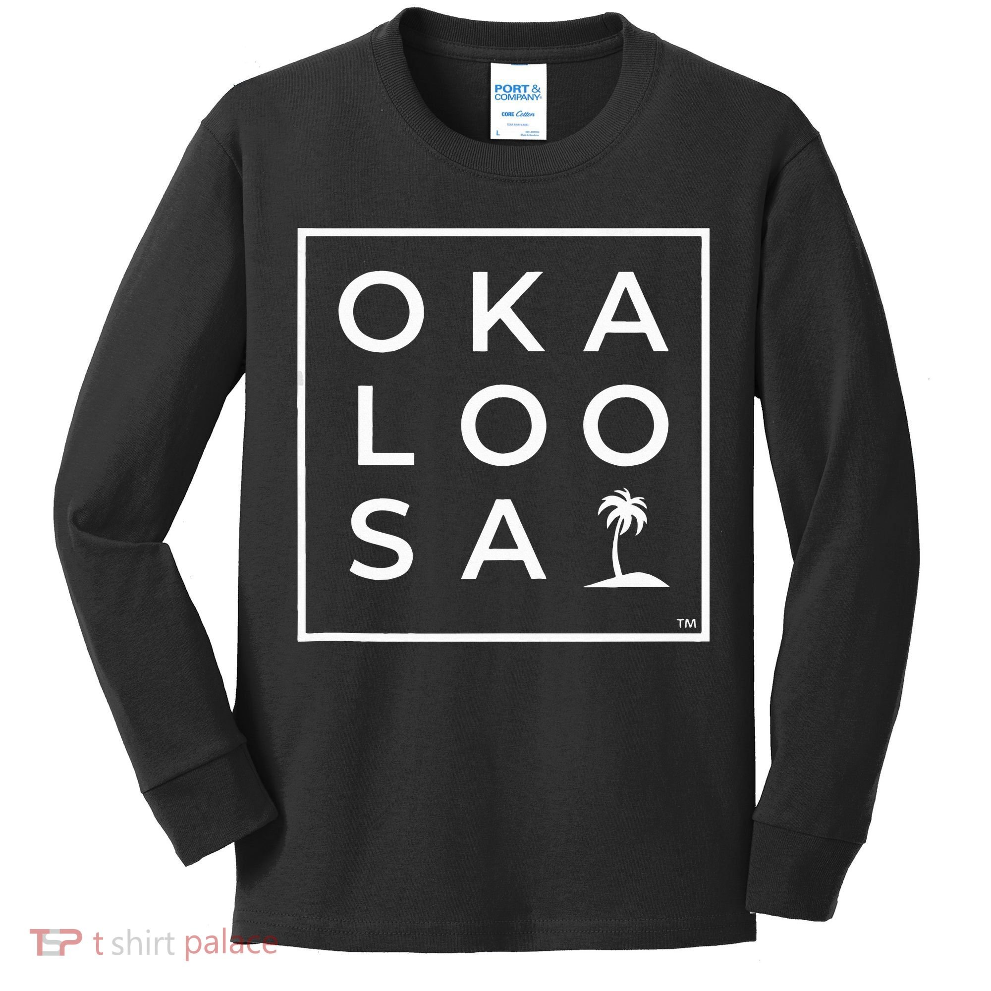 Cool Modern Okaloosa Island In Fort Walton Beach Kids Long Sleeve Shirt