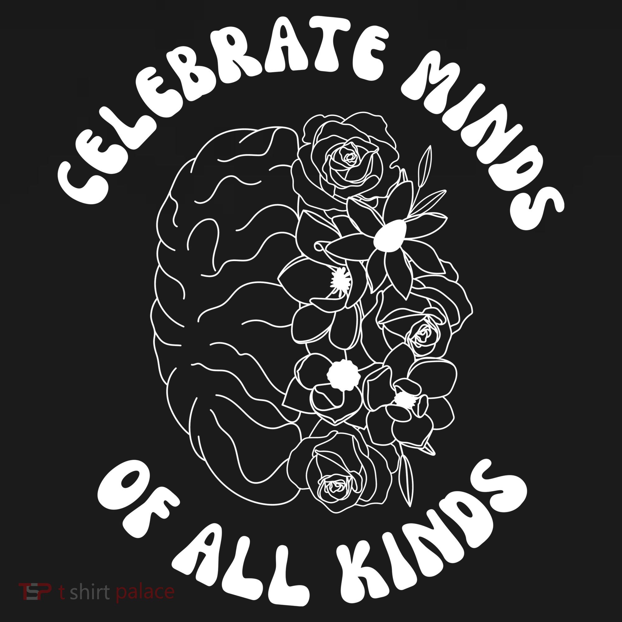 Celebrate Minds Of All Kinds Floral Brain Sweatshirt