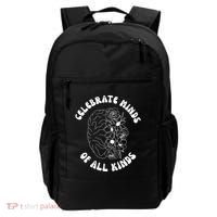 Celebrate Minds Of All Kinds Floral Brain Backpack thumb 0