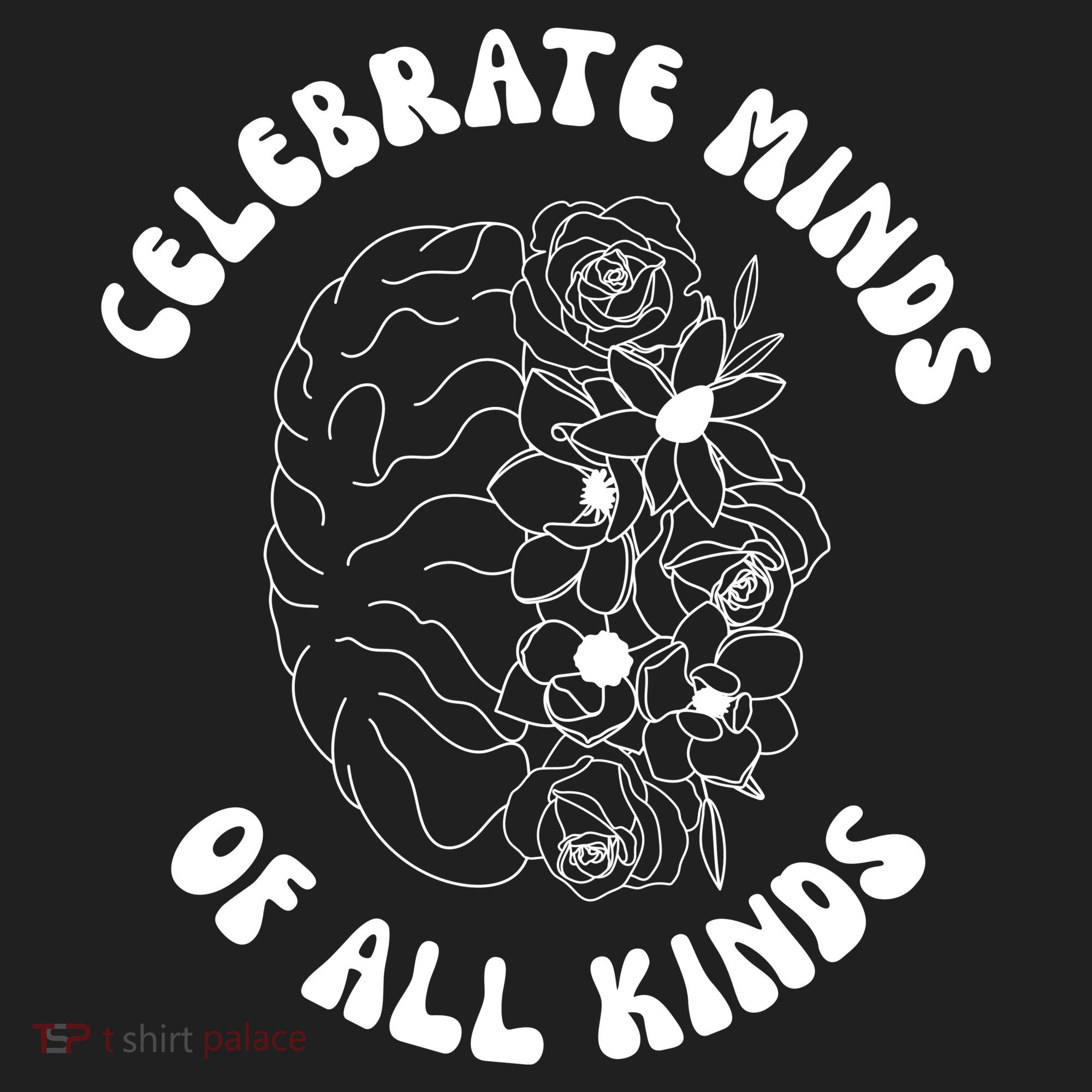 Celebrate Minds Of All Kinds Floral Brain Beanie