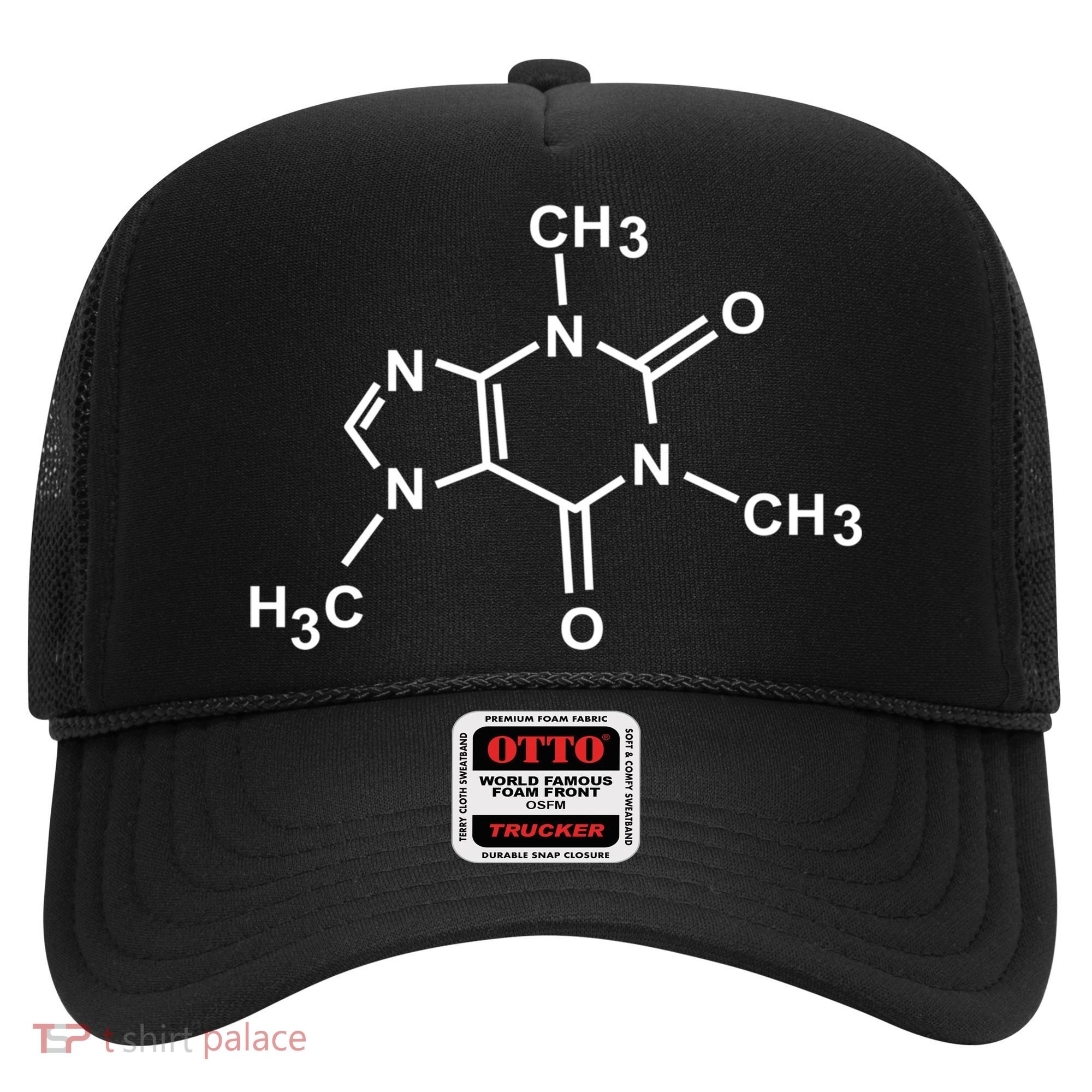 Caffeine Molecule Organic Chemistry Coffee Meaningful Gift Hat