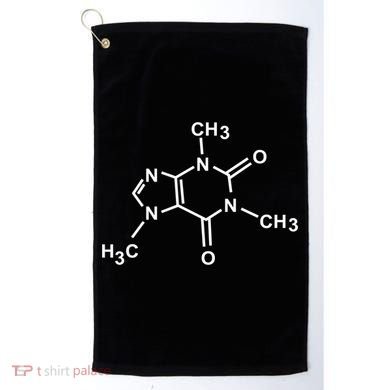 Caffeine Molecule Organic Chemistry Coffee Meaningful Gift Golf Towel