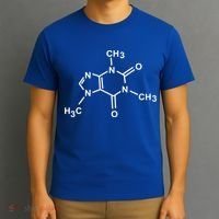 Caffeine Molecule Organic Chemistry Coffee Meaningful Gift T-Shirt thumb 3