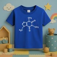 Caffeine Molecule Organic Chemistry Coffee Meaningful Gift Toddler T-Shirt thumb 3