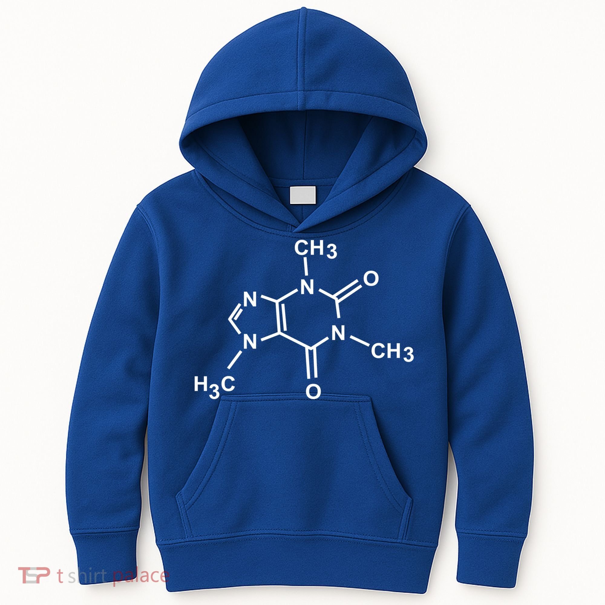 Caffeine Molecule Organic Chemistry Coffee Meaningful Gift Kids Hoodie