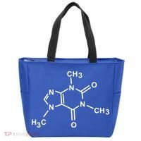 Caffeine Molecule Organic Chemistry Coffee Meaningful Gift Tote Bag thumb 0
