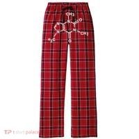 Caffeine Molecule Organic Chemistry Coffee Meaningful Gift Women's Flannel Plaid Pajama Pants thumb 0