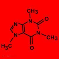 Caffeine Molecule Organic Chemistry Coffee Meaningful Gift Santa Hat thumb 1
