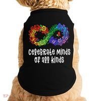 Celebrate Minds Of All Kinds Neurodiversity Autism Doggie Tank thumb 0