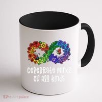 Celebrate Minds Of All Kinds Neurodiversity Autism Coffee Mug thumb 1