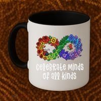 Celebrate Minds Of All Kinds Neurodiversity Autism Coffee Mug thumb 2
