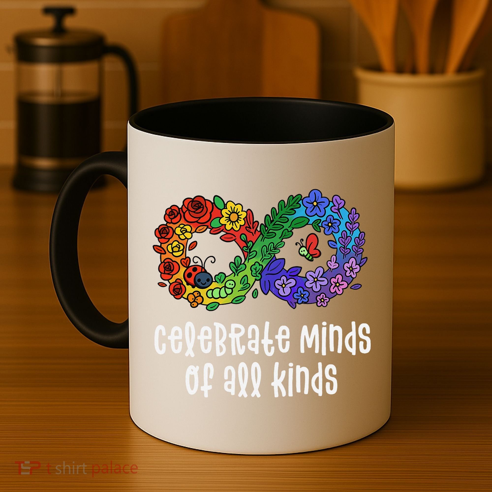 Celebrate Minds Of All Kinds Neurodiversity Autism Coffee Mug