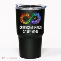 Celebrate Minds Of All Kinds Neurodiversity Autism Tumbler thumb 0