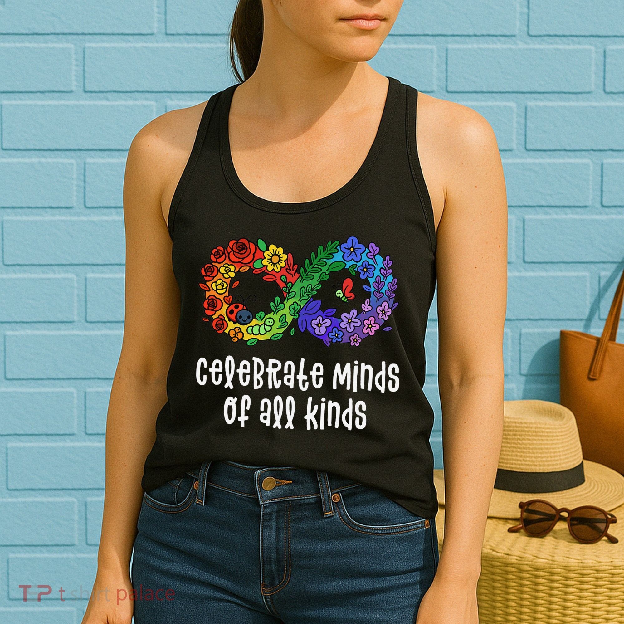 Celebrate Minds Of All Kinds Neurodiversity Autism Women's Tank Top