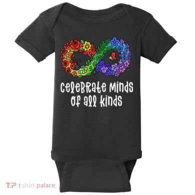 Celebrate Minds Of All Kinds Neurodiversity Autism Baby Bodysuit