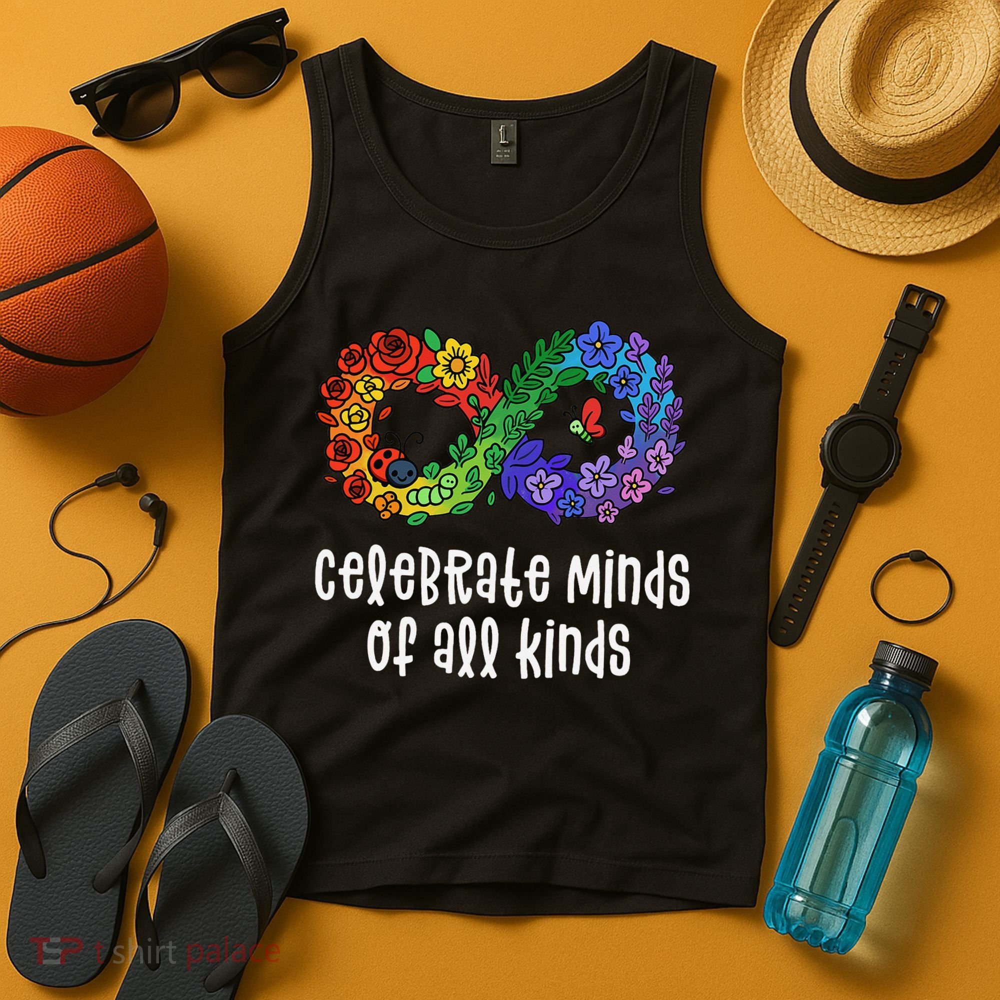 Celebrate Minds Of All Kinds Neurodiversity Autism Tank Top