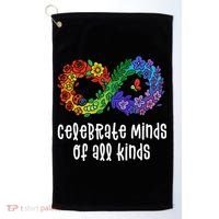 Celebrate Minds Of All Kinds Neurodiversity Autism Golf Towel thumb 0