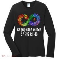 Celebrate Minds Of All Kinds Neurodiversity Autism Women's Long Sleeve Shirt thumb 0