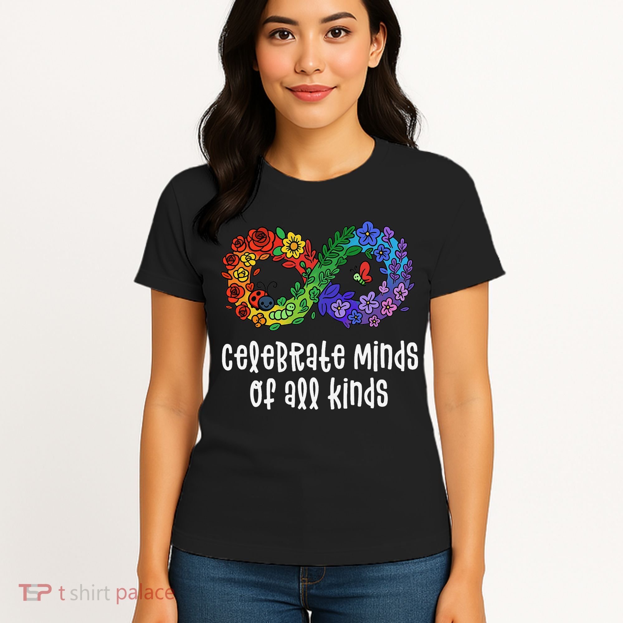 Celebrate Minds Of All Kinds Neurodiversity Autism Women's T-Shirt