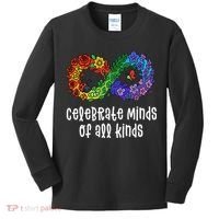 Celebrate Minds Of All Kinds Neurodiversity Autism Kids Long Sleeve Shirt thumb 0