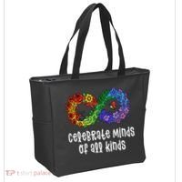 Celebrate Minds Of All Kinds Neurodiversity Autism Tote Bag thumb 2