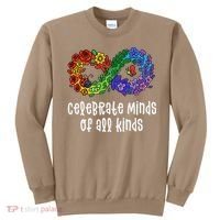 Celebrate Minds Of All Kinds Neurodiversity Autism Sweatshirt thumb 0