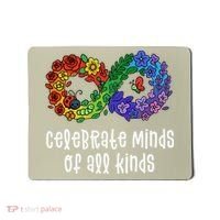 Celebrate Minds Of All Kinds Neurodiversity Autism Mousepad thumb 0