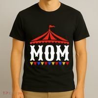 Circus Mom Of The Birthday Boy & Girl Carnival T-Shirt thumb 3