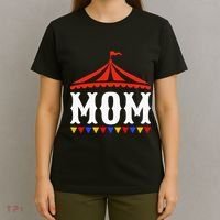Circus Mom Of The Birthday Boy & Girl Carnival T-Shirt thumb 4