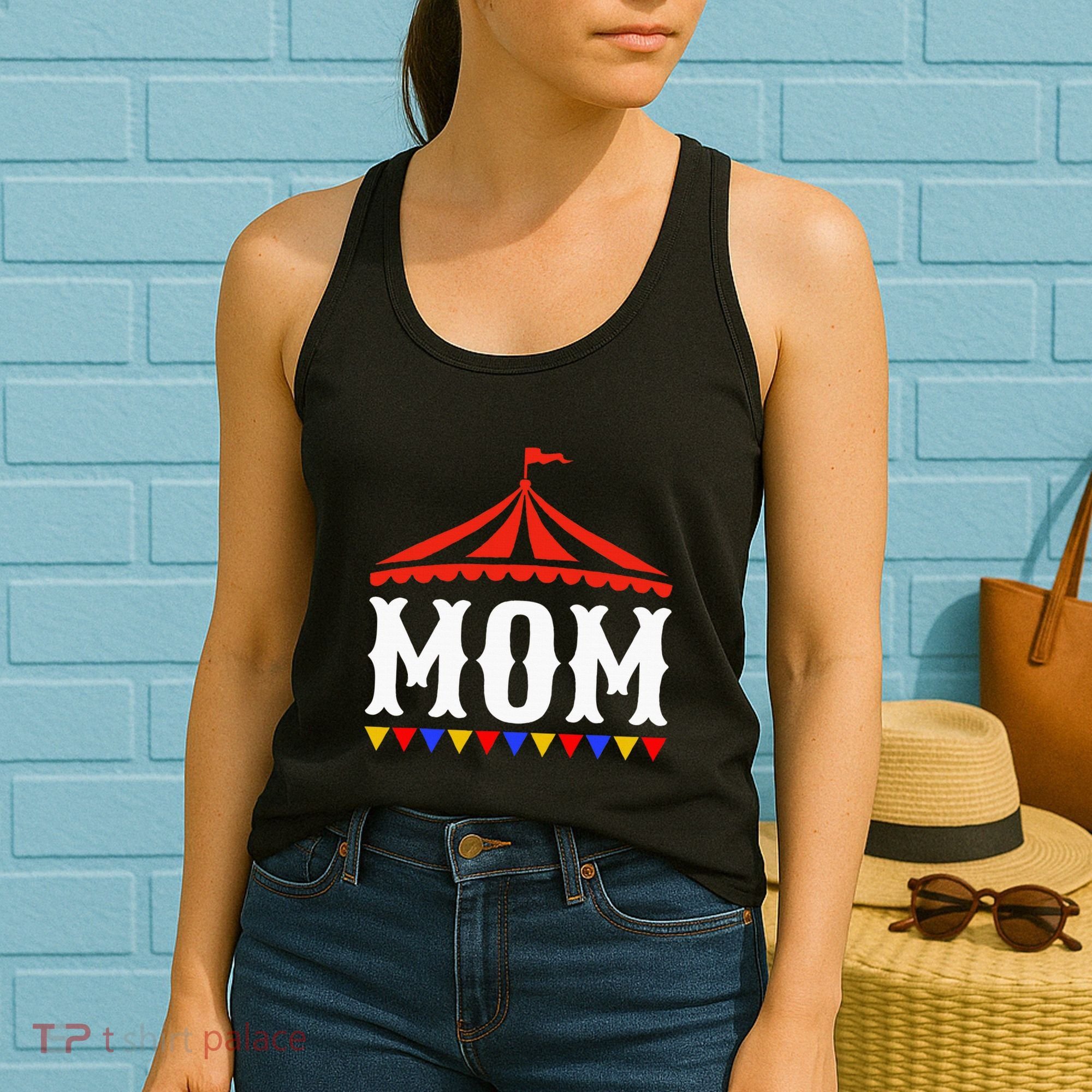 Circus Mom Of The Birthday Boy & Girl Carnival Women's Tank Top