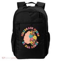 Celebrate Minds Of All Kinds Flowers Be Kind The Mind Backpack thumb 0