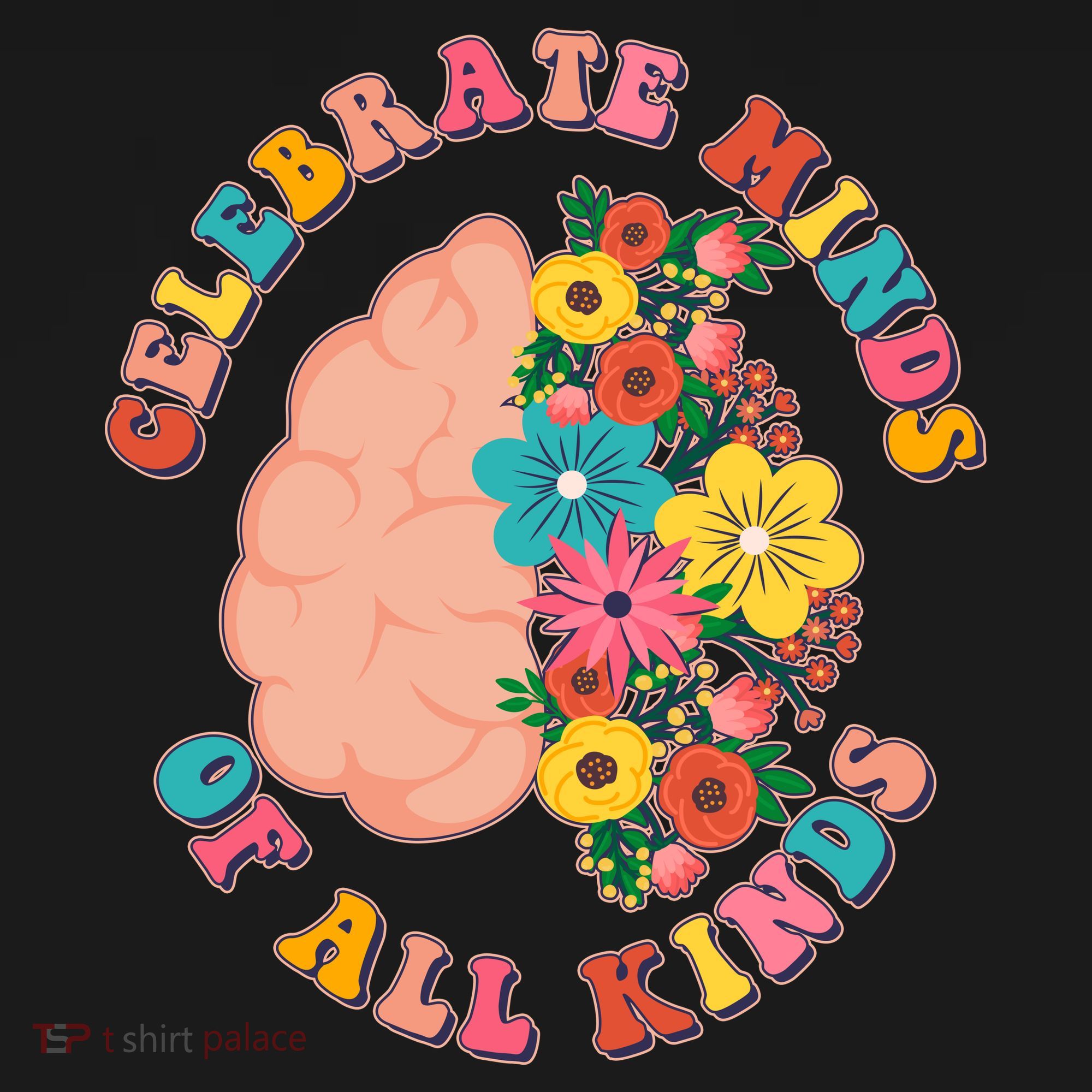 Celebrate Minds Of All Kinds Flowers Be Kind The Mind Ornament