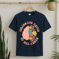 Celebrate Minds Of All Kinds Flowers Be Kind The Mind T-Shirt thumb 2