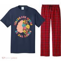 Celebrate Minds Of All Kinds Flowers Be Kind The Mind Pajama Set thumb 0