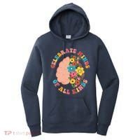 Celebrate Minds Of All Kinds Flowers Be Kind The Mind Women's Hoodie thumb 0