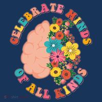 Celebrate Minds Of All Kinds Flowers Be Kind The Mind Women's Hoodie thumb 2