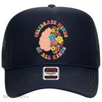 Celebrate Minds Of All Kinds Flowers Be Kind The Mind Hat thumb 0