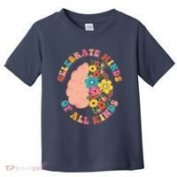 Celebrate Minds Of All Kinds Flowers Be Kind The Mind Toddler T-Shirt thumb 0